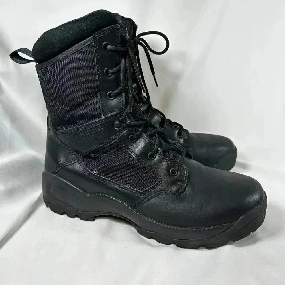 5.11 ATAC 2.0 8” Tactical Boots Size 11.5 Men Leather Lace Up Outdoors Work - Picture 1 of 14